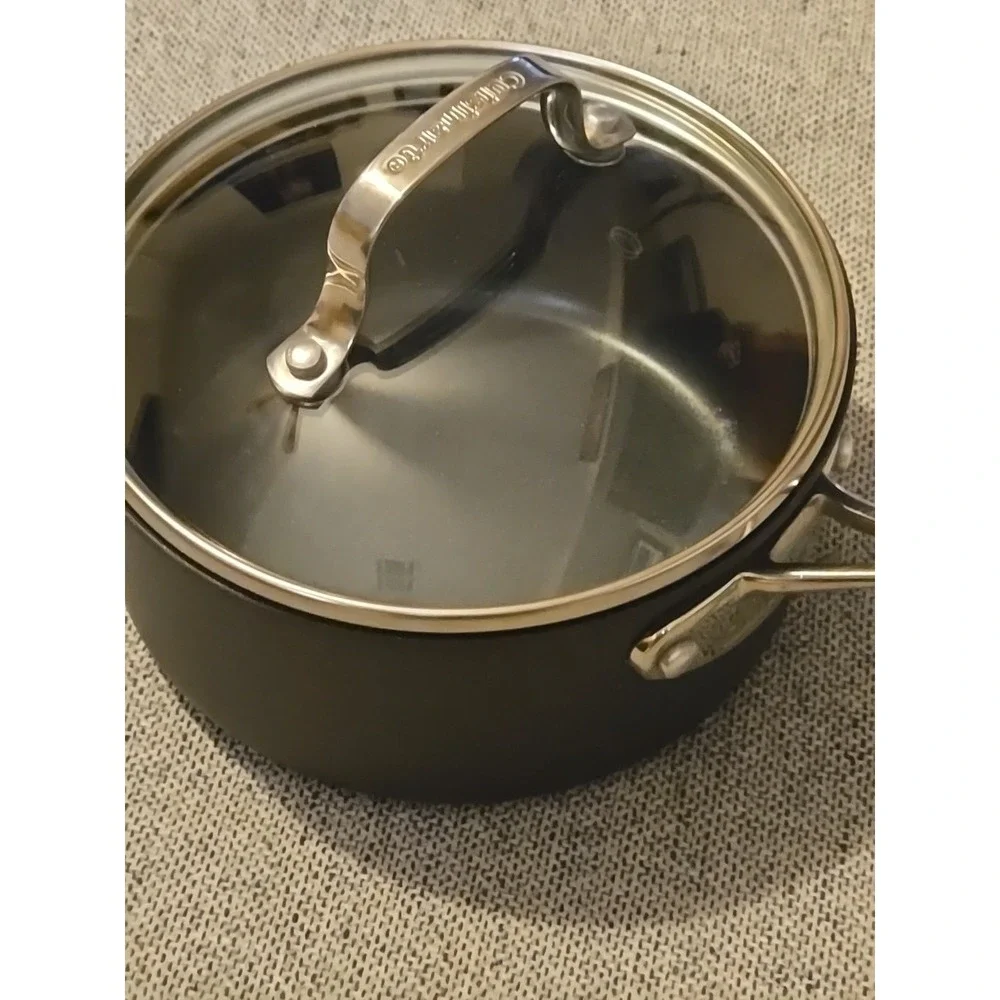Cuisinart 619-16 Chef's Classic 1.5 Qt Saucepan w/ Lid Non-Stick Hard Anodized